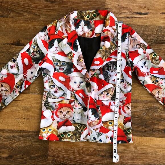 Funnycokid Kids’ Christmas Cat Suit Christmas Party Approx. Size 6 - Picture 3 of 14